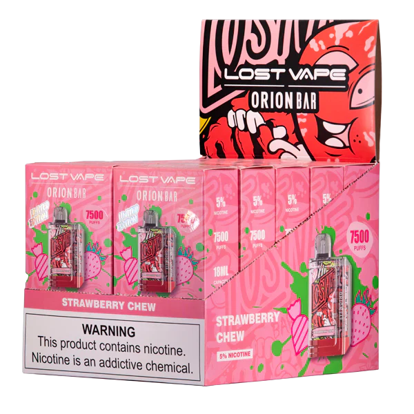 Strawberry Chew Lost Vape Orion Bar 7500