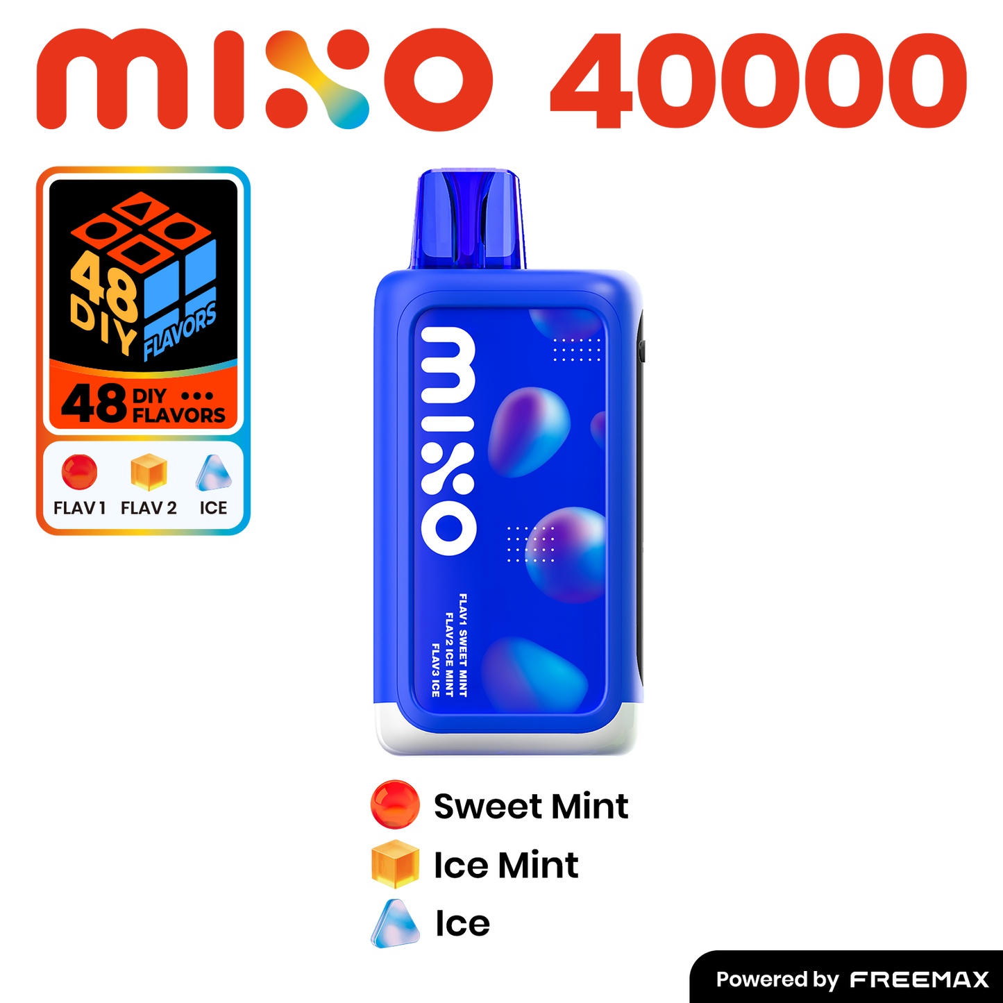 MIXO 40K by Freemax 3 Flavored Disposable