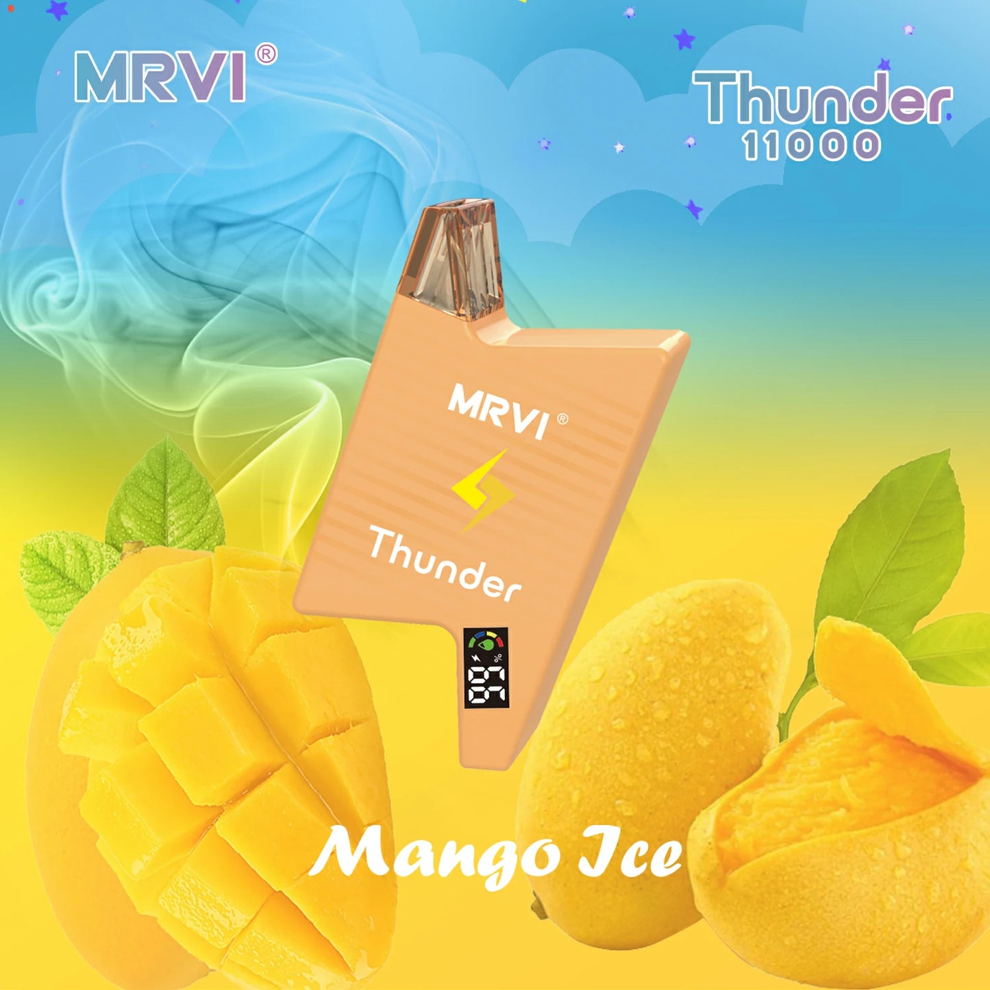 MRVI Thunder 11000 Puffs Digital Screen Bulk Buy Rechargeable Disposable Vapes Wholesale