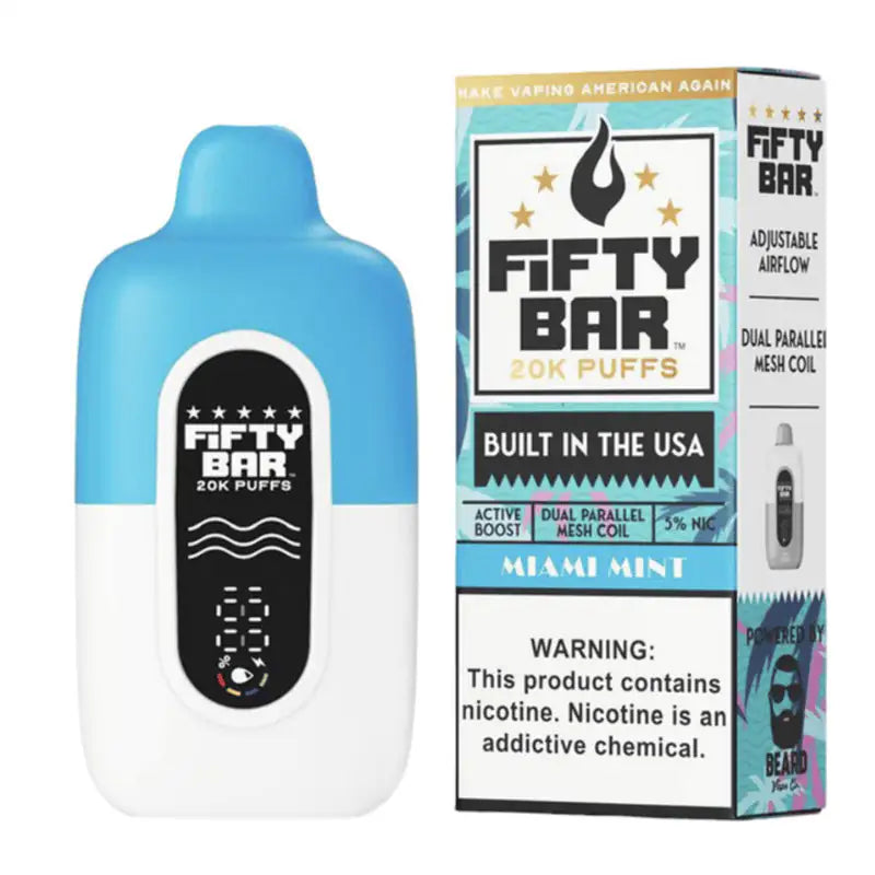 Miami Mint - Fifty Bar 20K Disposable Vape