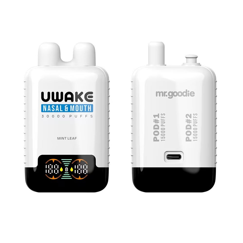 Vap Mod Uwake 30000 Puffs 30K Nasal and MouthDisposable Vape 23ml 12 Flavors