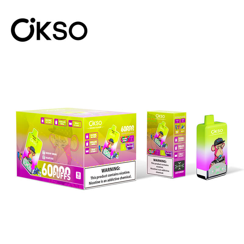 OKSO Dual Flavors 60000 Puffs Disposable Vape