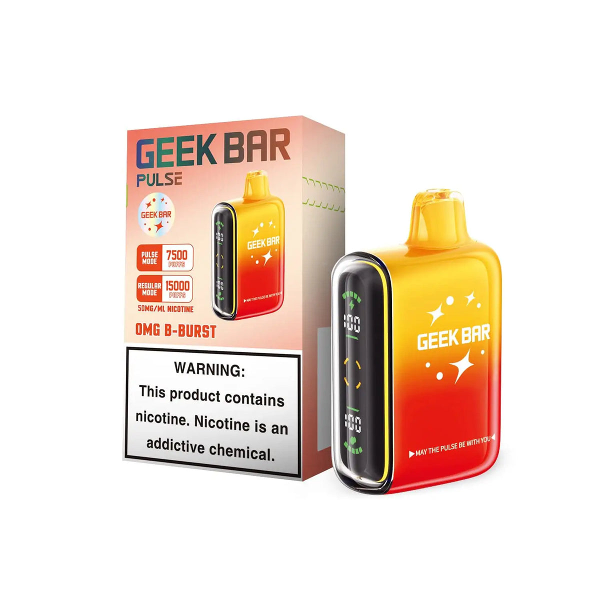 OMG B-Burst - Geek Bar Pulse 15k Disposable Vape