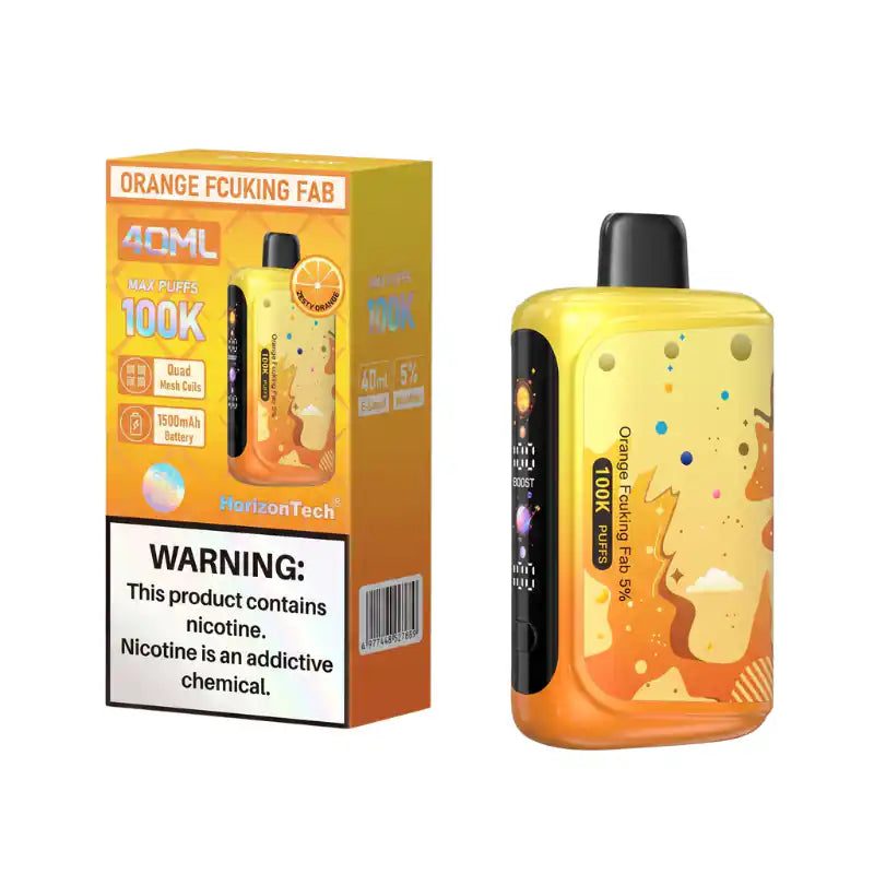 Orange Fcuking Fab - HorizonTech 100k Disposable Vape