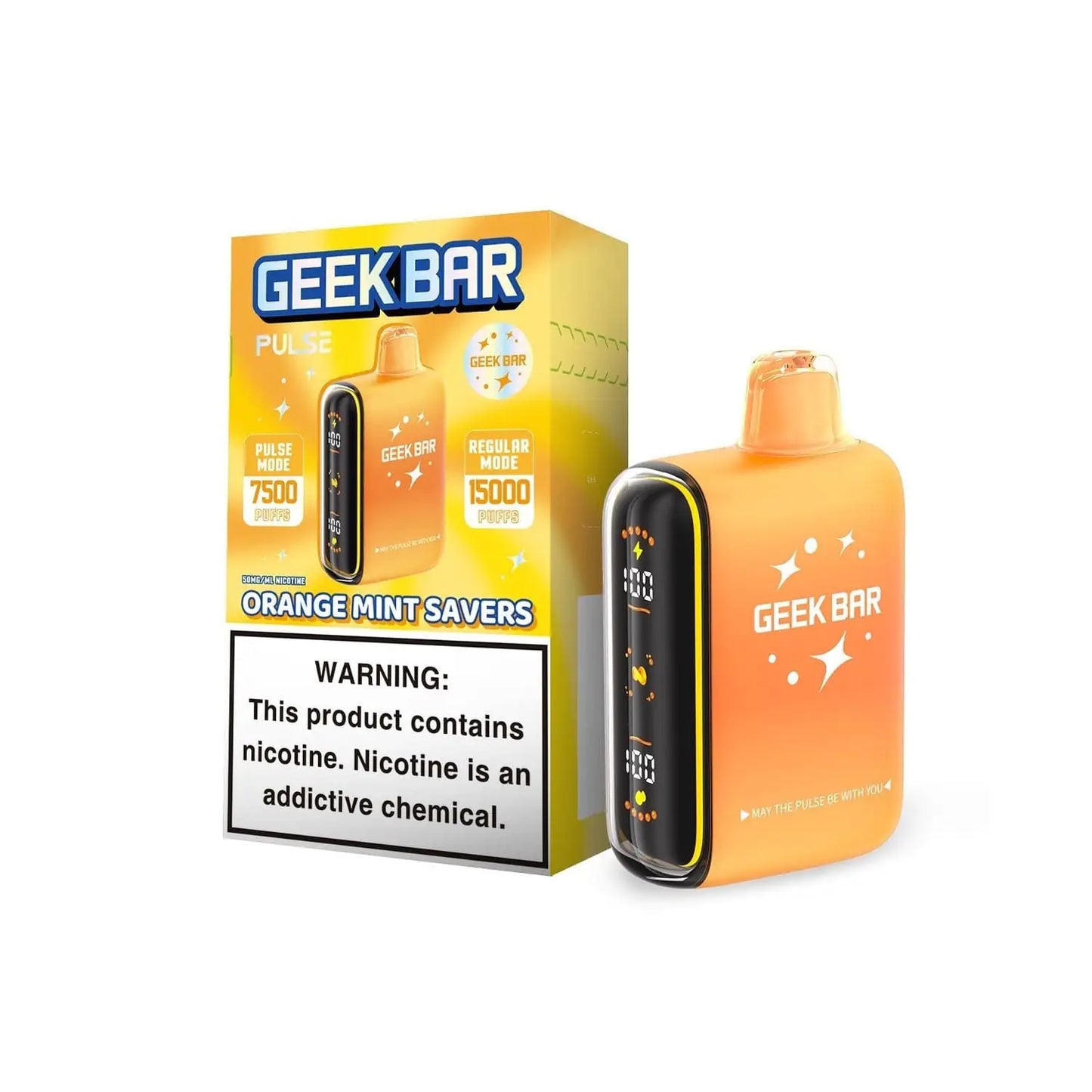 Orange Mint Savers - Geek Bar Pulse 15k Disposable Vape
