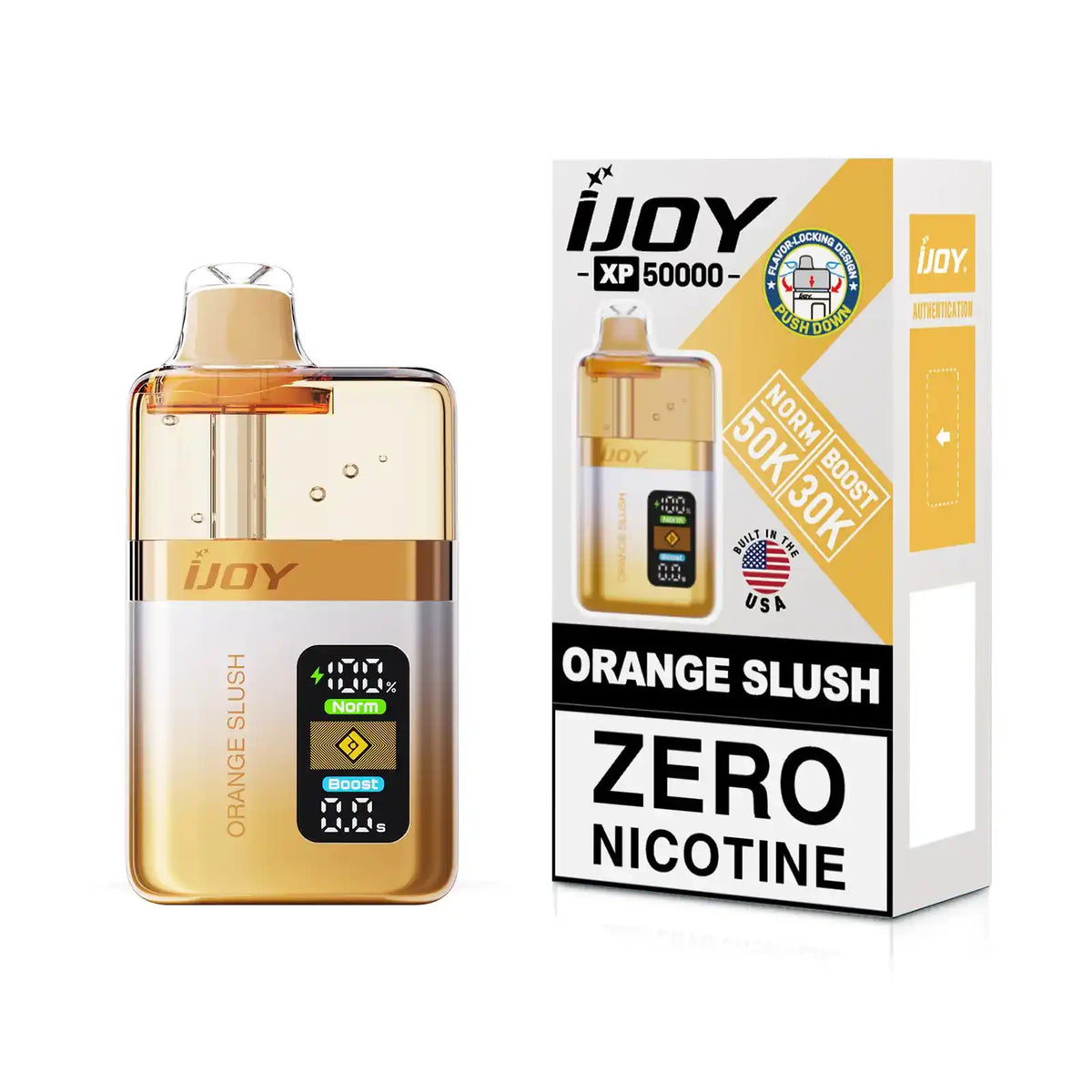 Orange Slush - iJoy XP50000 Zero Nicotine Disposable Vape