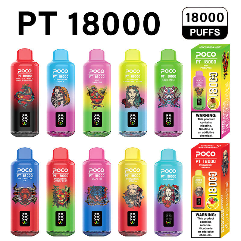 EU Warehouse POCO PT 18000 Puffs Disposable Vape Wholesale