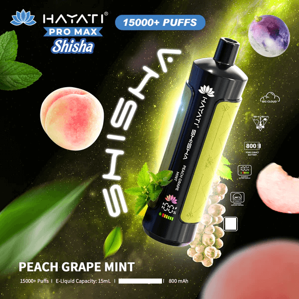 Hayati Shisha 15000 Puffs Disposable Vape (Box of 10)