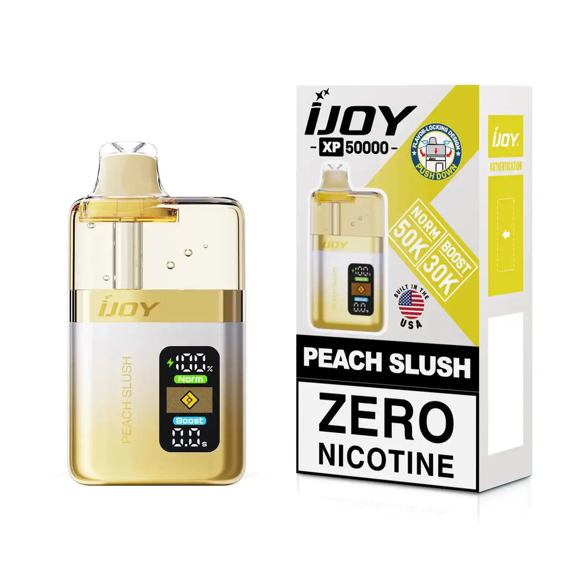 Peach Slush - iJoy XP50000 Zero Nicotine Disposable Vape