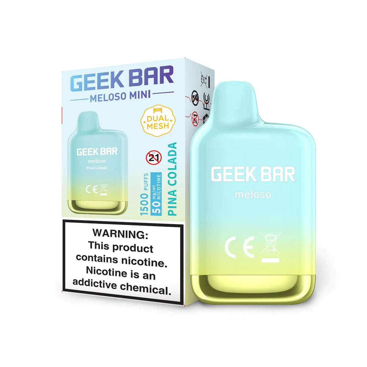 Pina Colada - Geek Bar Meloso Mini 1500 Disposable Vape