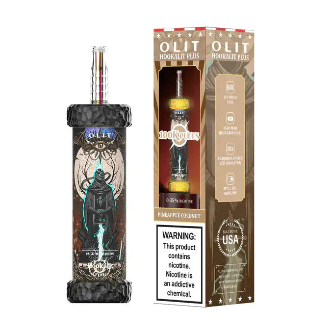Pineapple Coconut - Olit Hookalit Plus 100K Disposable E-Hookah