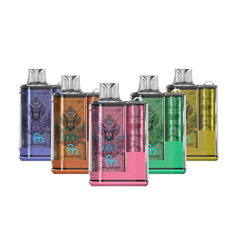 RandM Crystal Einweg-E-Zigarette für 12.000 Züge – 20 ml, LED-Display, 36 Geschmacksrichtungen