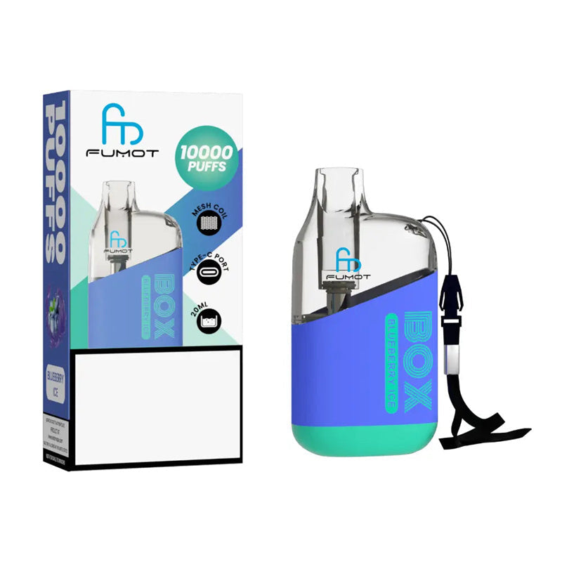 Original Randm Tornado Box 10000 Puffs 10k Pufff Einweg-E-Zigarette Fumot Vape mit Luftstromregulierung