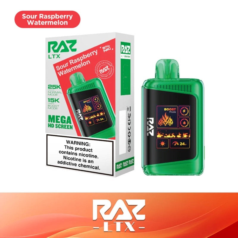 RAZ LTX 25K Disposable Vape 16ml 5%