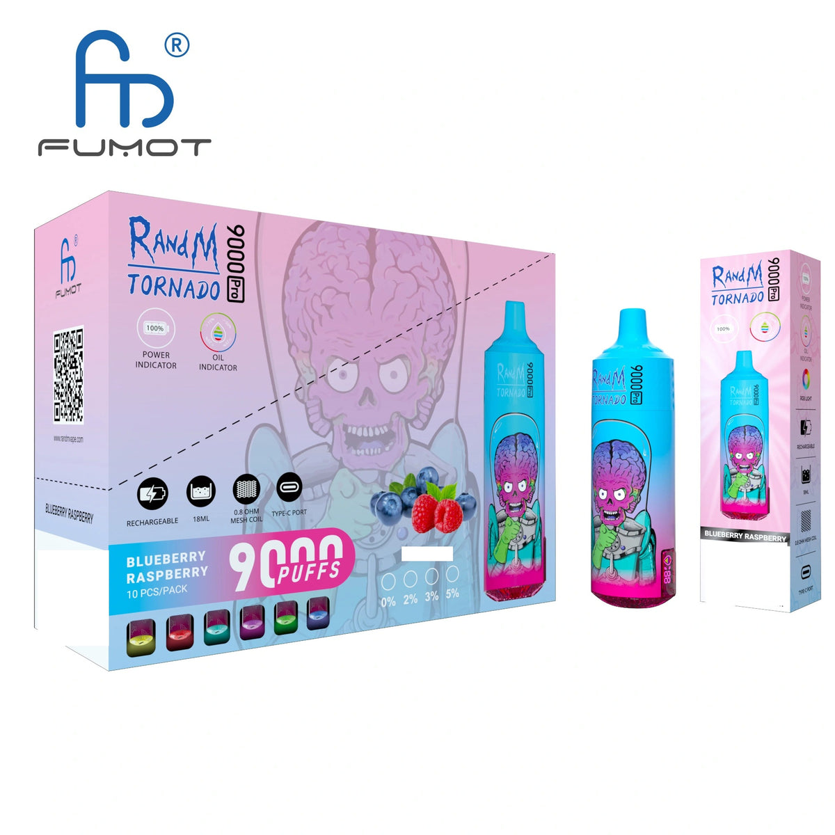 RandM Tornado 9000 PRO Puffs Disposable Vape