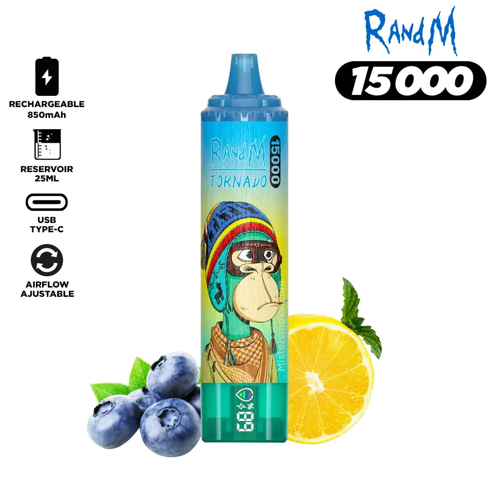 RandM Tornado 15000 Puffs Bulk Buy Rechargeable Disposable Vape Wholesale