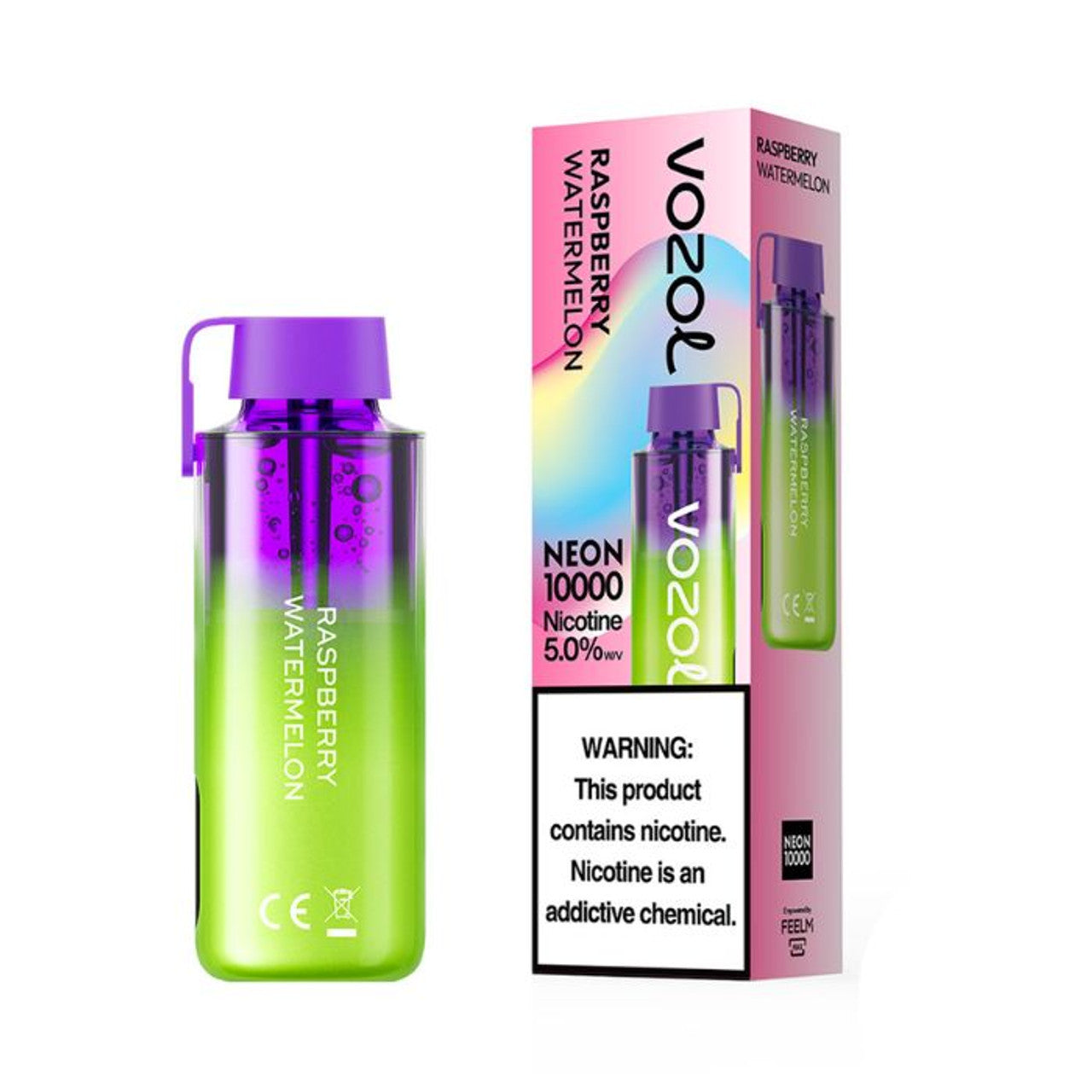 Raspberry Watermelon Vozol Neon 10000