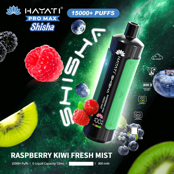 Hayati Shisha 15000 Puffs Disposable Vape (Box of 10)