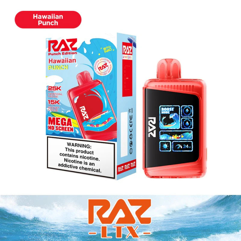 RAZ LTX 25K Gush Edition Disposable Vape 800mAh 15 Flavors