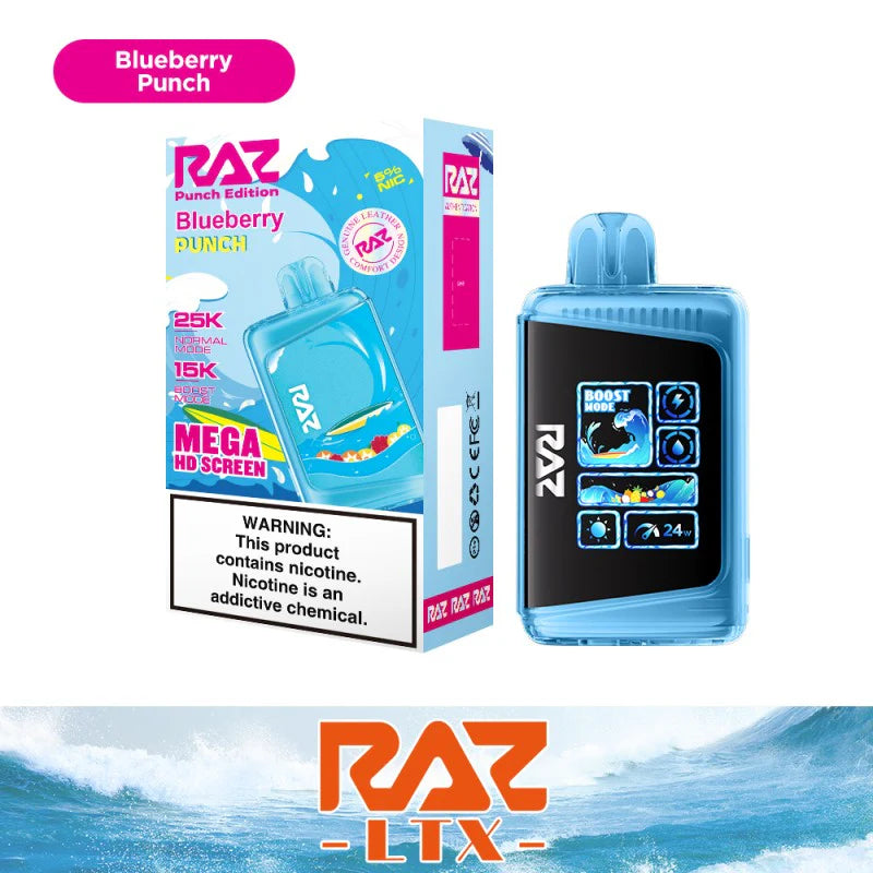 RAZ LTX 25K Gush Edition Disposable Vape 800mAh 15 Flavors