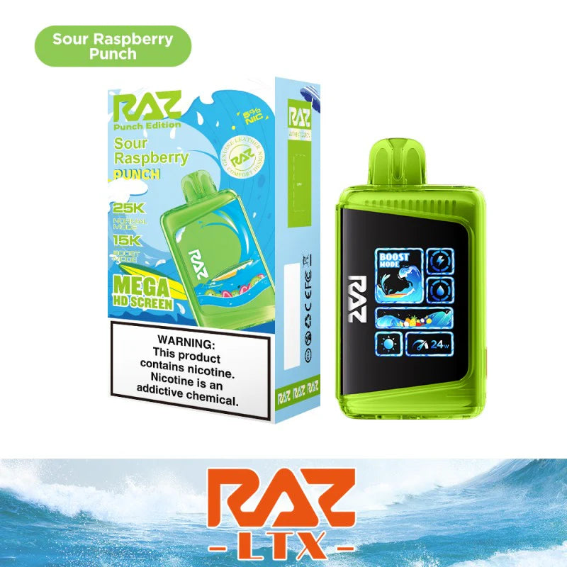 RAZ LTX 25K Gush Edition Disposable Vape 800mAh 15 Flavors