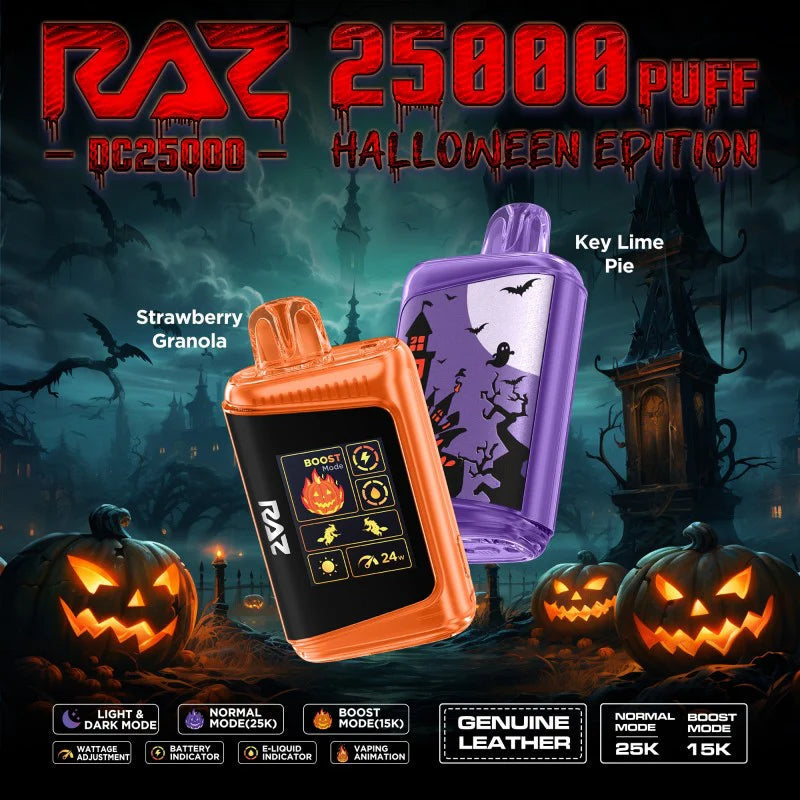 RAZ LTX 25K Gush Edition Disposable Vape 800mAh 15 Flavors