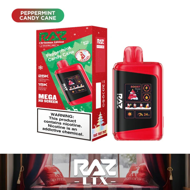 RAZ LTX 25K Gush Edition Disposable Vape 800mAh 15 Flavors