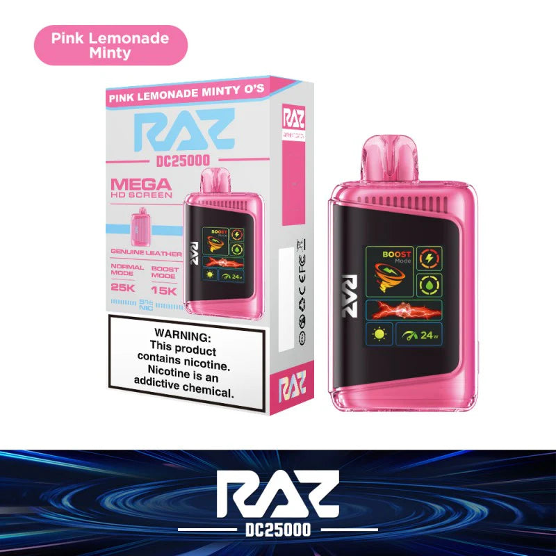 RAZ LTX 25K Gush Edition Disposable Vape 800mAh 15 Flavors