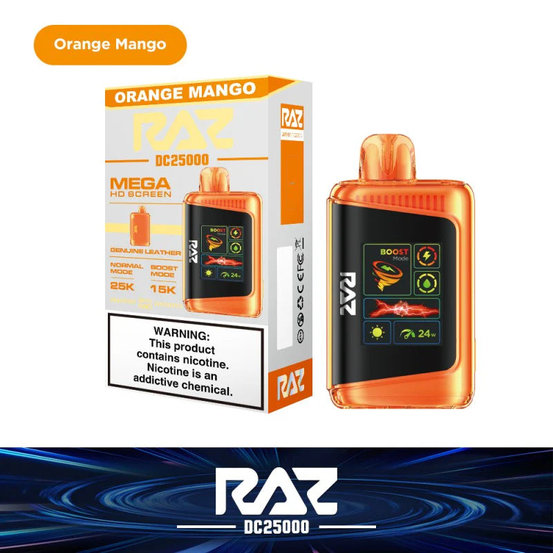 RAZ LTX 25K Gush Edition Disposable Vape 800mAh 15 Flavors
