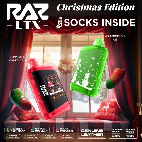 RAZ LTX 25K Gush Edition Disposable Vape 800mAh 15 Flavors