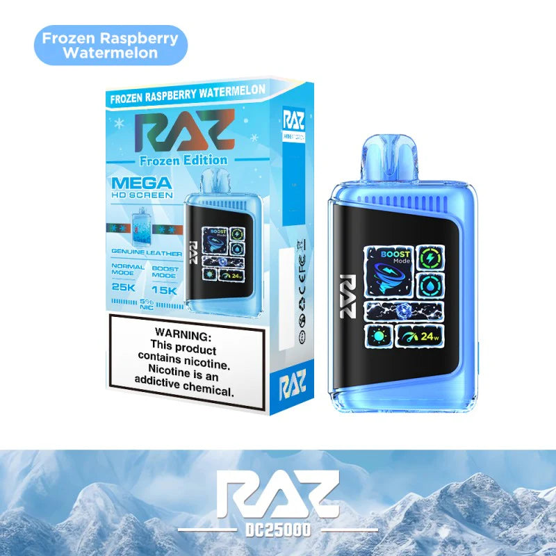 RAZ LTX 25K Gush Edition Disposable Vape 800mAh 15 Flavors