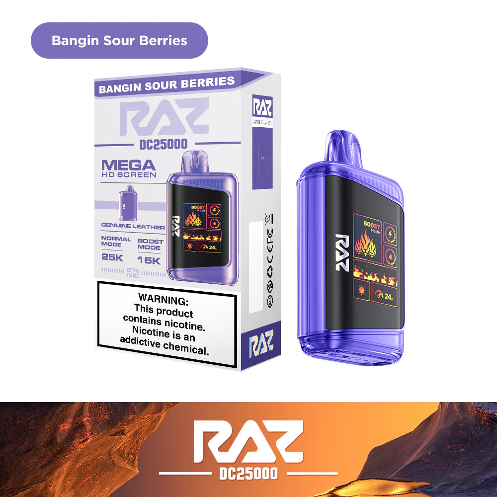 RAZ LTX 25K Gush Edition Disposable Vape 800mAh 15 Flavors