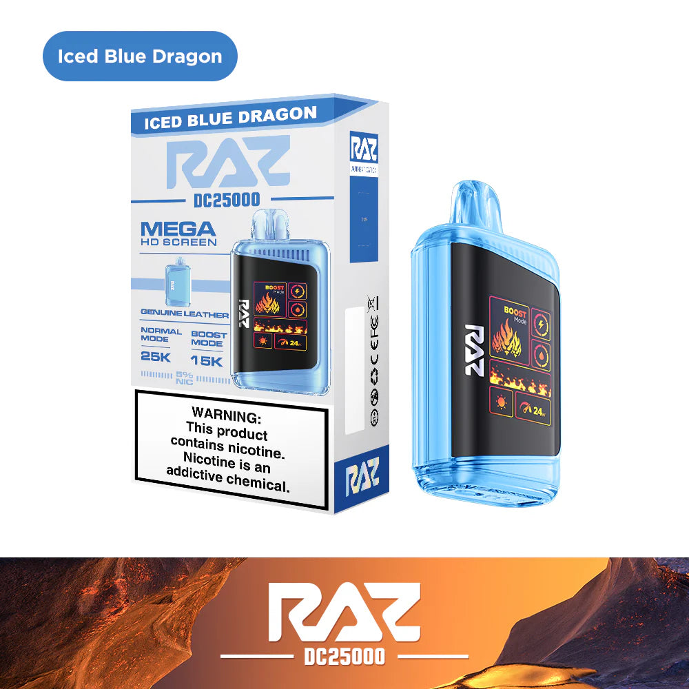 RAZ LTX 25K Gush Edition Disposable Vape 800mAh 15 Flavors