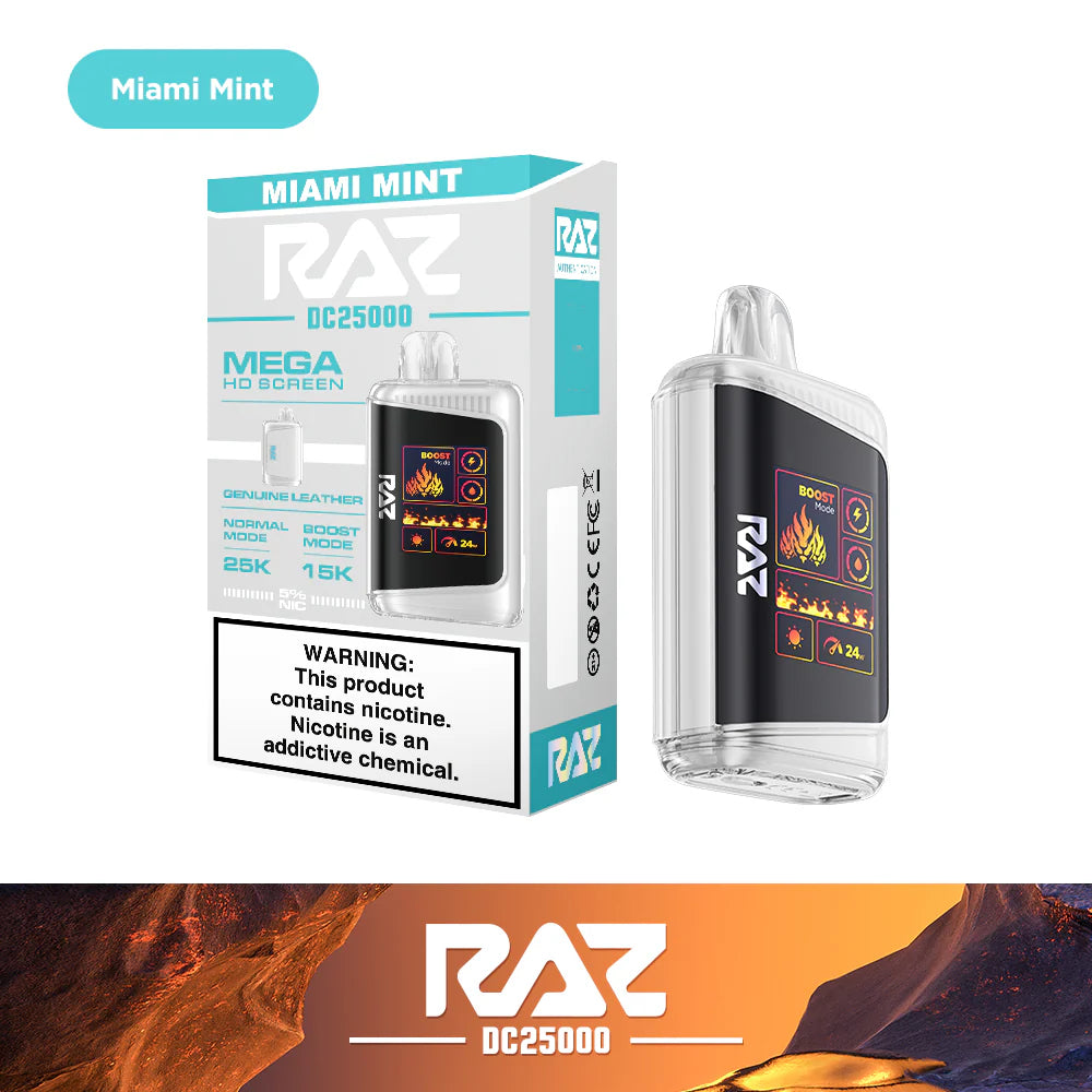 RAZ LTX 25K Gush Edition Disposable Vape 800mAh 15 Flavors