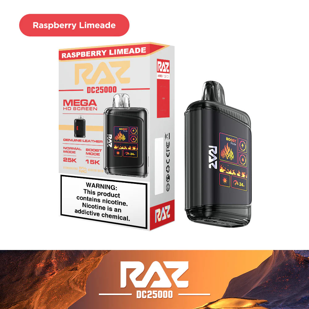 RAZ LTX 25K Gush Edition Disposable Vape 800mAh 15 Flavors