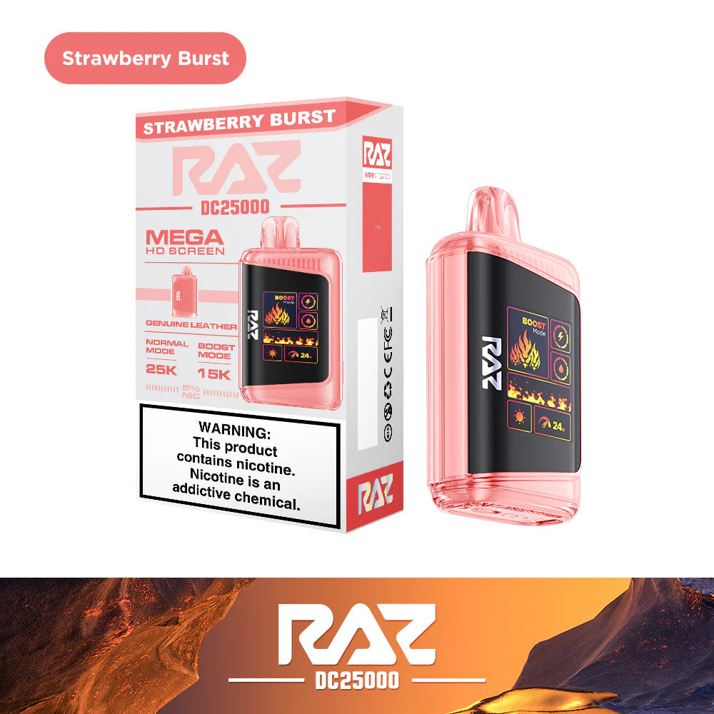 RAZ LTX 25K Gush Edition Disposable Vape 800mAh 15 Flavors