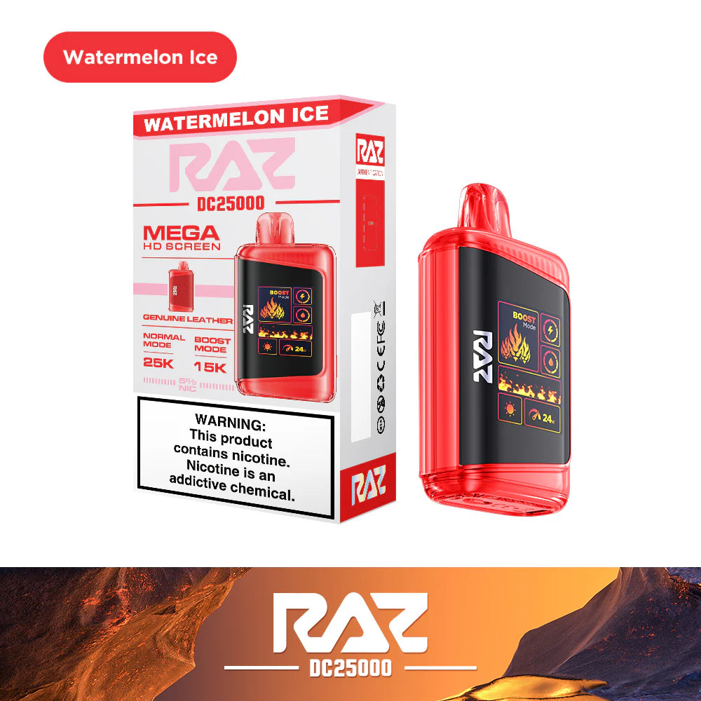 RAZ LTX 25K Gush Edition Disposable Vape 800mAh 15 Flavors