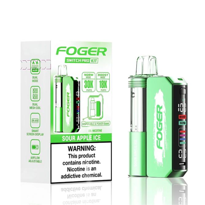 Sour Apple Ice Foger Switch Pro 30K Kit