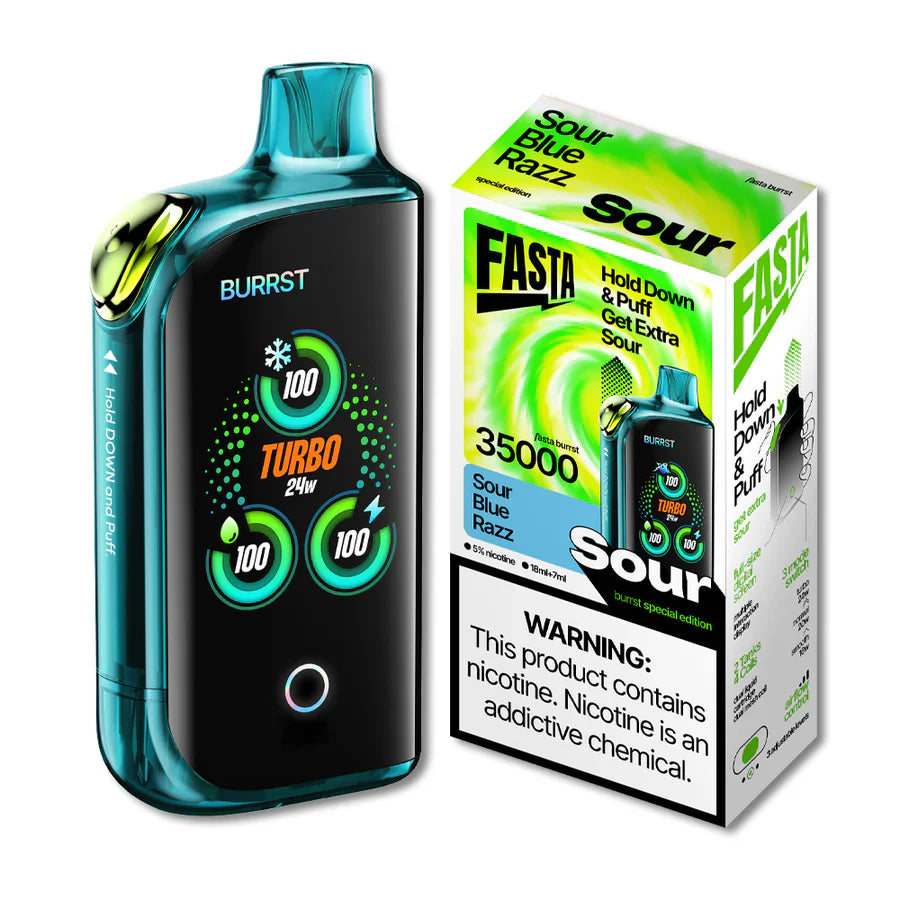 Sour Blue Razz Fasta Burrst 35000 (Sour Edition)