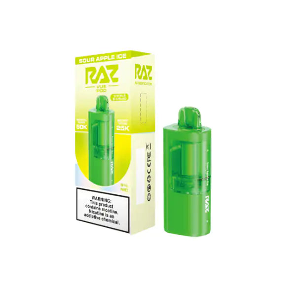 Sour Apple Ice - RAZ Vue 50K Disposable Pod