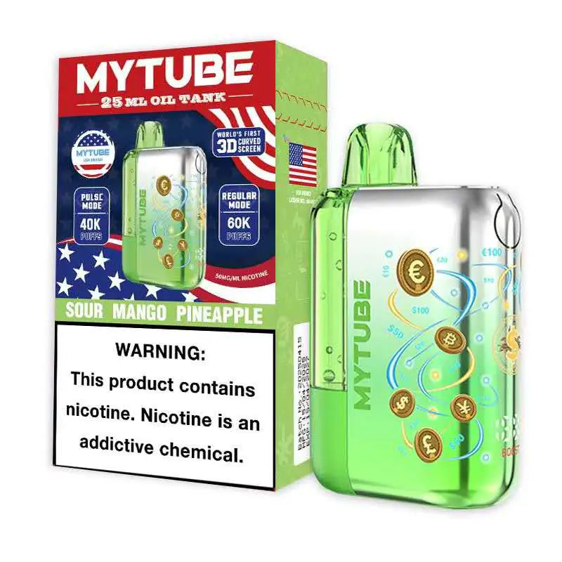 Sour Mango Pineapple - MyTube Ultra 60k Disposable Vape