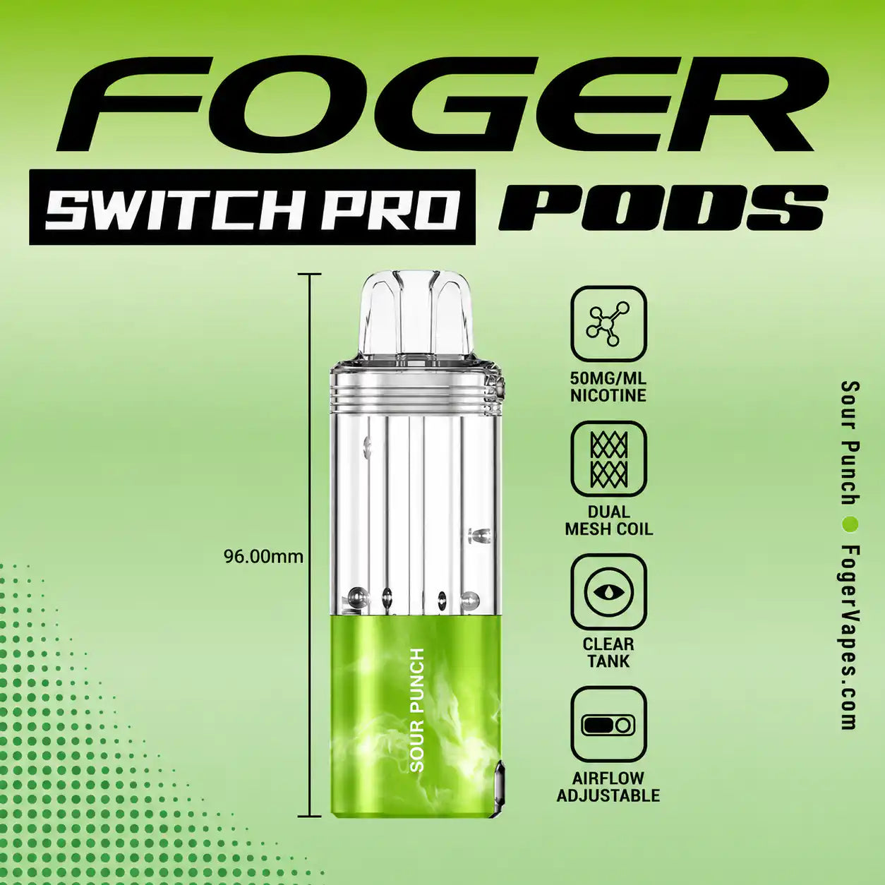 Sour Punch - Foger Switch Pro 30K Disposable Pod