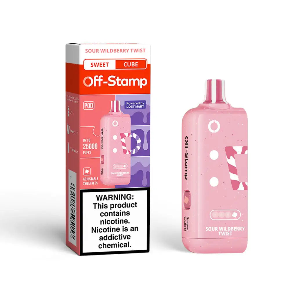 Sour Wildberry Twist - Off-Stamp Sweet Cube 25K Disposable Pod