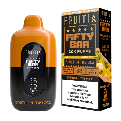 Southern Tobacco Fruitia x Fifty Bar 20K