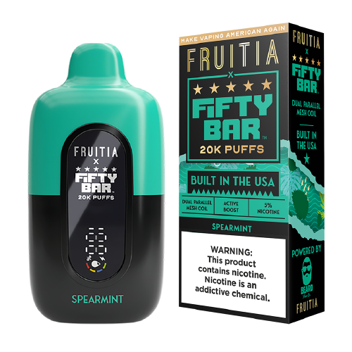 Spearmint Fruitia x Fifty Bar 20K