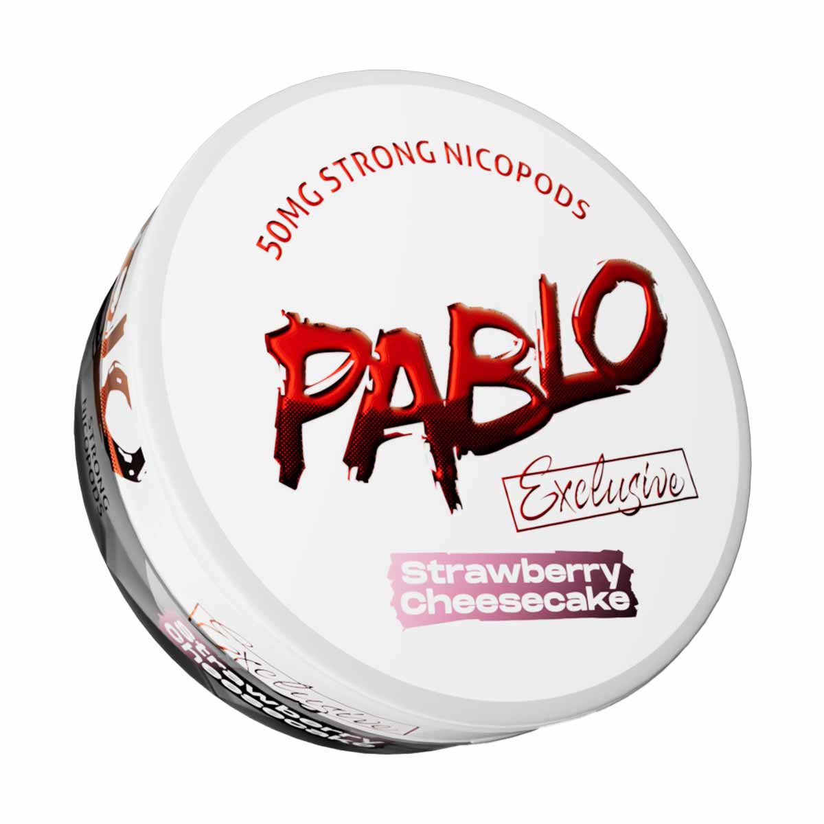 Erdbeer-Käsekuchen Pablo Nikotin-Snus-Beutel
