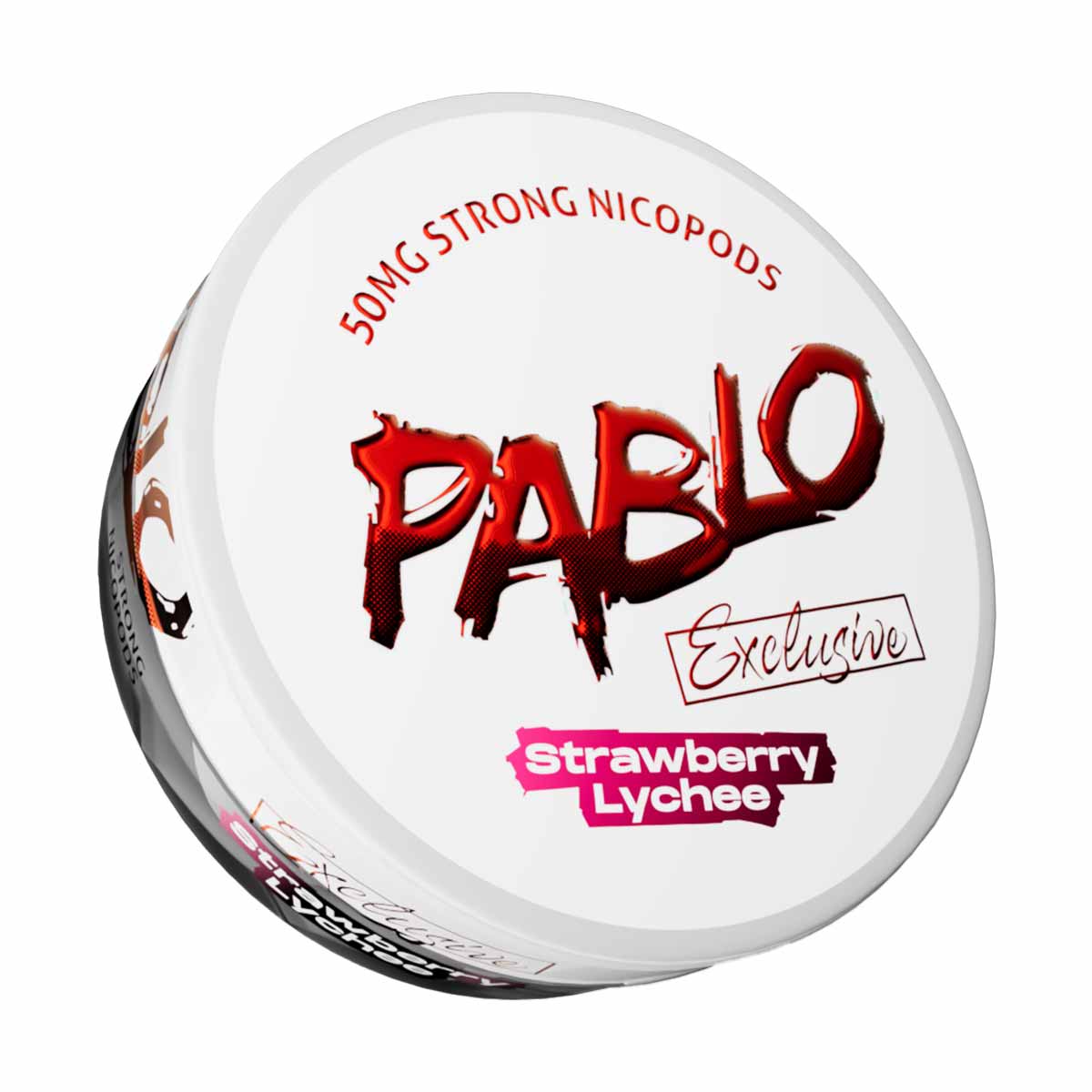 Erdbeer-Litschi Pablo Nikotin-Snus-Beutel