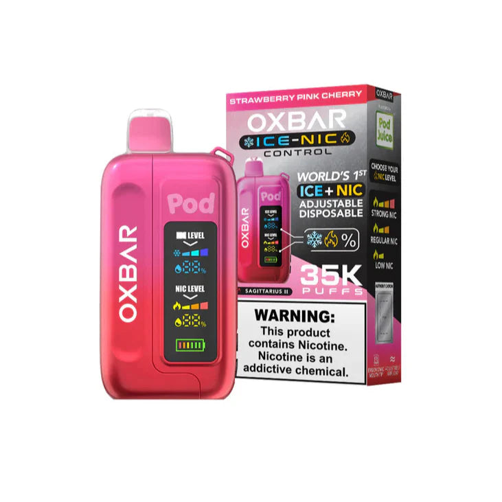 Strawberry Pink Cherry Oxbar Ice-Nic Control 35K