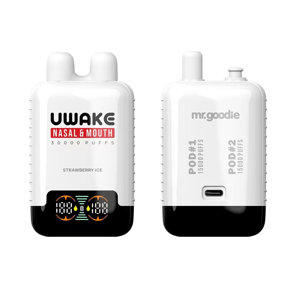 Vap Mod Uwake 30000 Puffs 30K Nasal and MouthDisposable Vape 23ml 12 Flavors