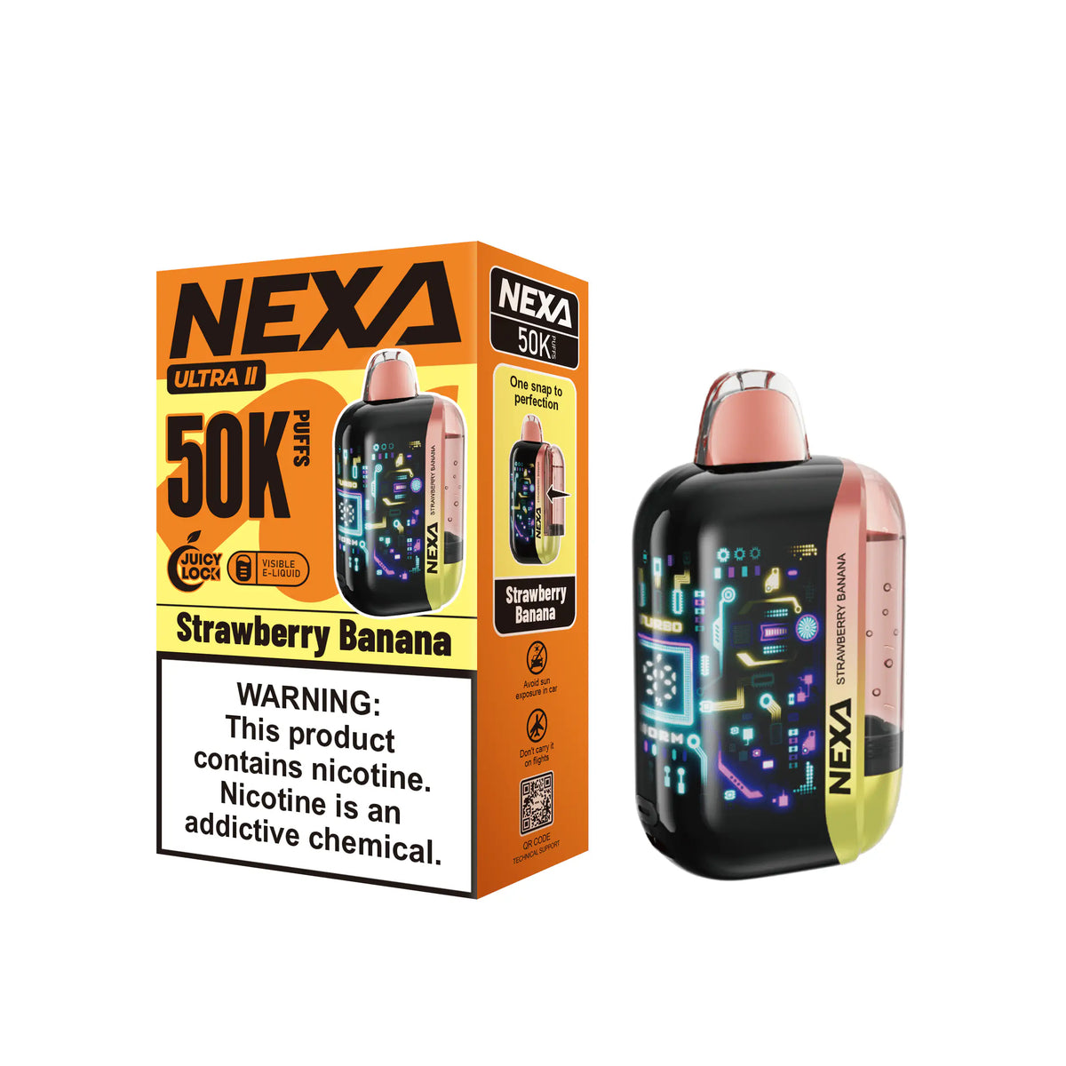 Strawberry Banana - NEXA Ultra II 50K Disposable Vape